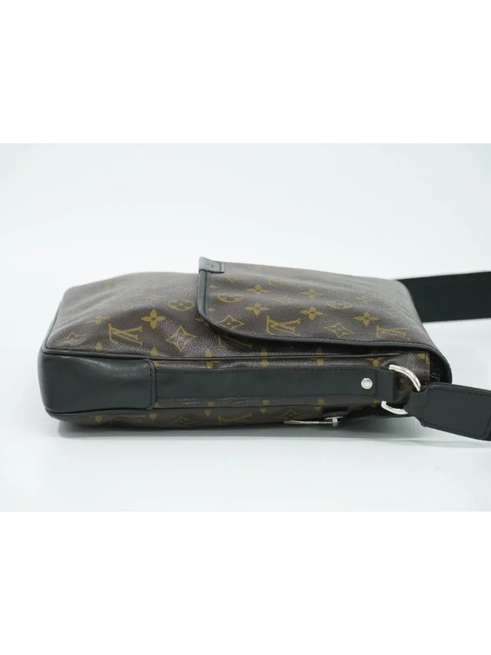 Louis Vuitton LV Bus MM Monogram Macassar Shoulder Bag Pochette Brown